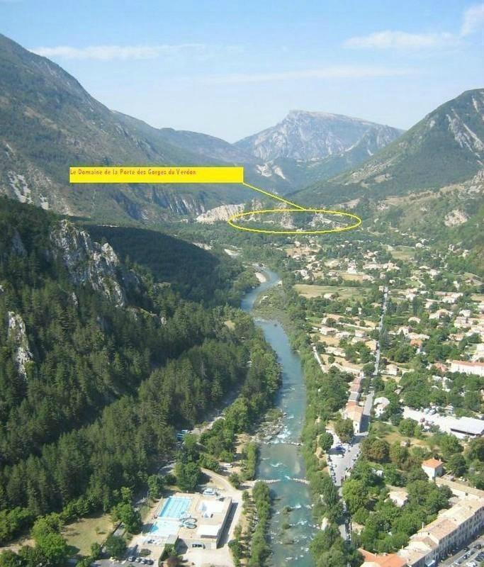 Panoramic campsite Verdon Castellane